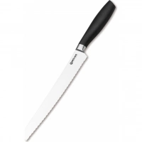 Кухонный хлебный нож Bker Core Professional Bread Knife, 220 мм, сталь X50CrMoV15, рукоять пластик купить в Симферополе