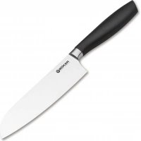 Кухонный нож шефа Bker Core Santoku, 163 мм, сталь X50CrMoV15, рукоять пластик купить в Симферополе