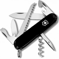 Нож перочинный Victorinox Camper 91 мм, 13 функций, черный купить в Симферополе