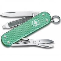 Нож перочинный Victorinox Classic Alox SD Colors, Minty Mint (0.6221.221G) мятный, 58 мм 7 функций купить в Симферополе