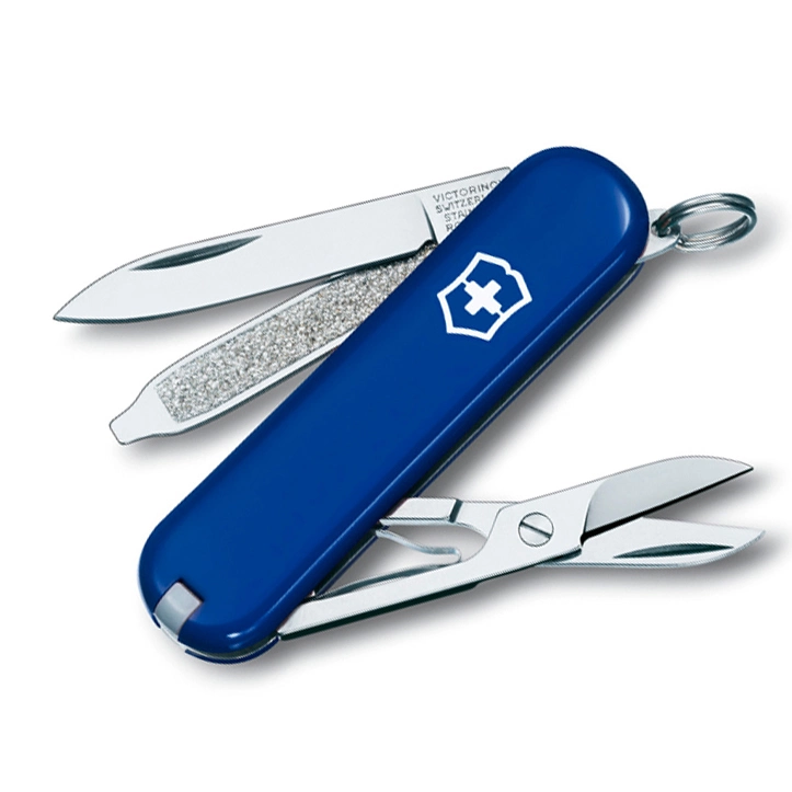 Нож перочинный Victorinox Classic, сталь X55CrMo14, рукоять Cellidor®, синий