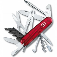 Нож перочинный Victorinox CyberTool, сталь X55CrMo14, рукоять Cellidor®, полупрозрачный красный купить в Симферополе