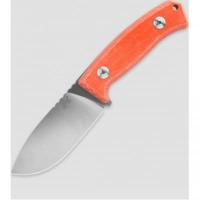 Нож с фиксированным клинком LionSteel M2 MiOR, сталь D2, рукоять Orange micarta купить в Симферополе