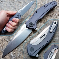 Нож складной Bareknuckle — Kershaw 7777, сталь Sandvik 14C28N, рукоять серый анодированный алюминий купить в Симферополе