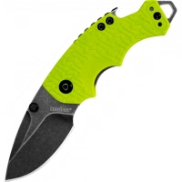 Нож складной Shuffle — KERSHAW 8700LIMEBW, сталь 8Cr13MoV c покрытием BlackWash™, рукоять текстурированный термопластик GFN зелёного цвета купить в Симферополе