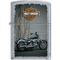 Зажигалка ZIPPO Harley-Davidson® Байк, с покрытием Street Chrome™, латунь/сталь, серебристая, 36x12x56 мм купить в Симферополе