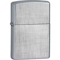 Зажигалка ZIPPO Linen Weave с покрытием Brushed Chrome, латунь/сталь, серебристая, матовая, 36x12x56 мм купить в Симферополе