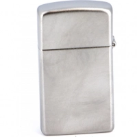 Зажигалка ZIPPO Slim® с покрытием Satin Chrome™, латунь/сталь, серебристая, матовая, 30х10×55 мм купить в Симферополе