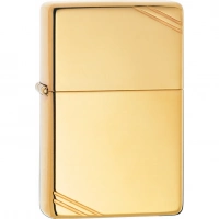 Зажигалка ZIPPO Vintage™ с покрытием High Polish Brass купить в Симферополе